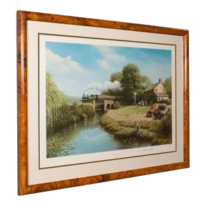 1990's Vintage Railway Print
