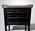 Late 19th Century Napoleon III Style French Night Stand in Black Lacquered Wood and Carrara Marble For Sale - Image 11 of 18