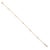 Transparent 18k Yellow Gold Rainbow Moonstone Chain Bracelet For Sale - Image 8 of 9