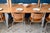 Extendable Table with Bent Steel and Light Wood Legs, 1990s For Sale - Image 12 of 18