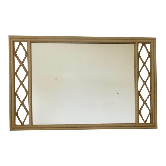 Vintage Ficks Reed Faux Bamboo Mirror Chairish
