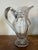 Large Antique Early 19th Century George III Anglo Irish Cut Crystal Glass Wine Ewer or Water Pitcher For Sale In New York - Image 6 of 13