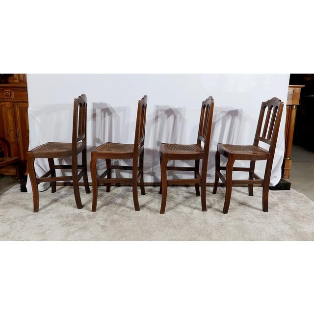 Late 19th Century Dining Chairs in Oak, Set of 4 For Sale - Image 4 of 17