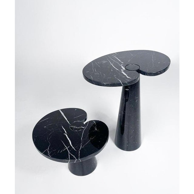 Mid-Century Modern Eros Side Tables by Angelo Mangiarotti, 1970, Set of 2 For Sale - Image 4 of 6