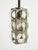 1960s Vintage Space Age Pendant Lamp in Glass and Nickel-Plated Metal by Temde, 1960s For Sale - Image 5 of 18