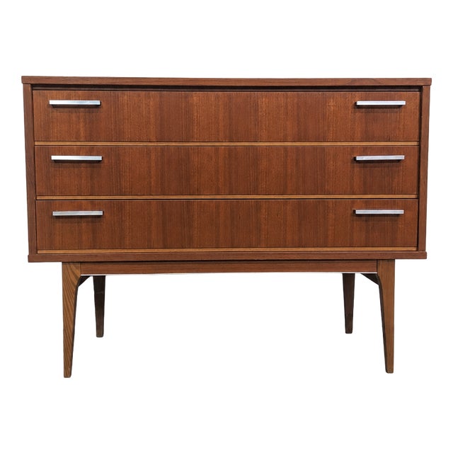 Mid-Century Modern Teak Chest of Drawers, 1970s For Sale