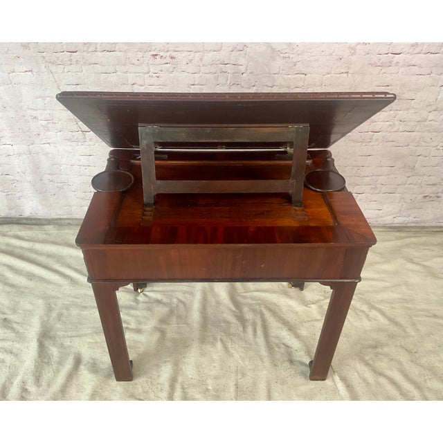 George III Mahogany Architect's Table. Circa 1775 For Sale - Image 9 of 14