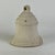 American Vintage Ceramic Bell Painted in Antique White for Home or Garden Decor For Sale - Image 3 of 6