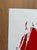Red Werner Berges (1941–2017), Blondine, 1977, Kunsthaus Hannover, 2000, Original Exhibition Poster, Printed in Germany. For Sale - Image 8 of 10