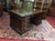 Wood Vintage Executive Desk, Leather Top Desk, Sligh Furniture For Sale - Image 7 of 18