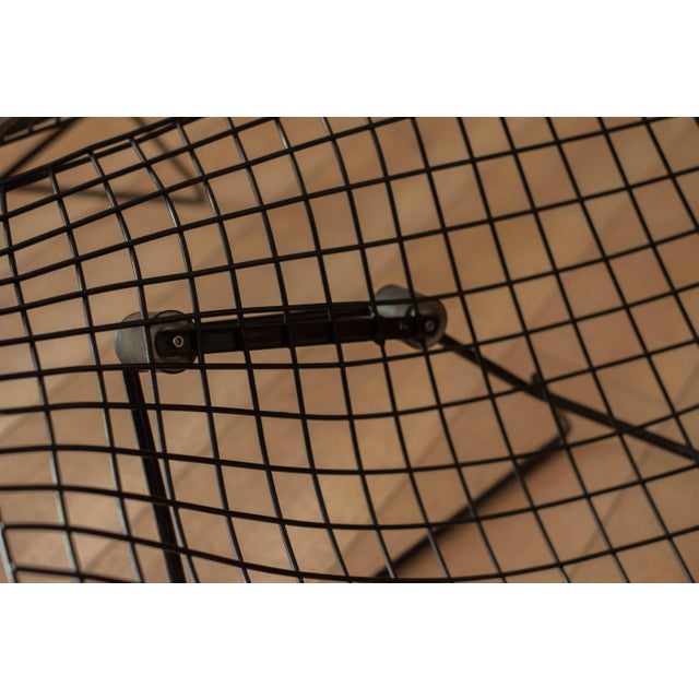 Vintage Pair of Black Bird Lounge Chairs by Harry Bertoia for Knoll Associates For Sale - Image 9 of 13