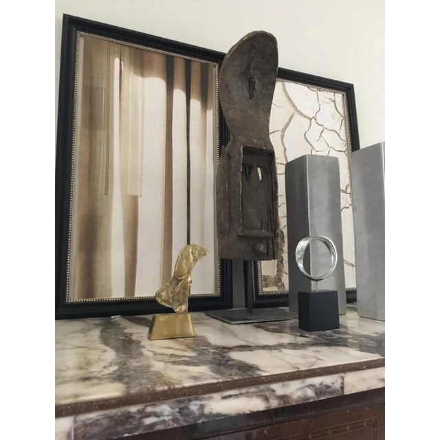 Italian Bronze Abstract Sculpture by Rodica Tanasescu, 1980 For Sale - Image 11 of 13