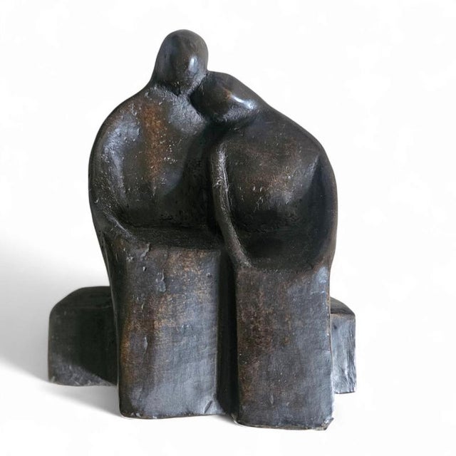 Bronze Figurine by HK For Sale - Image 3 of 10