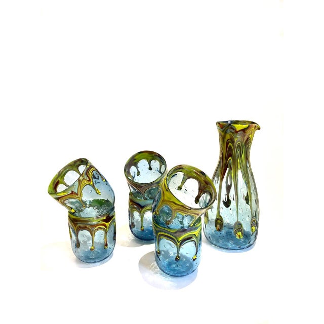 Drinking Set by Maryana Iskra for Ribes Studio, Set of 7 For Sale - Image 10 of 18