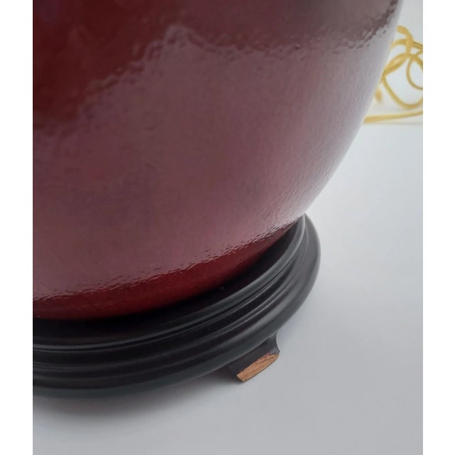 Asian 1990s Asian Style Urn Lamp For Sale - Image 3 of 5