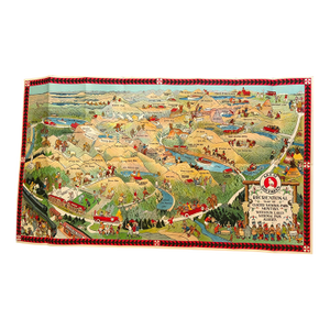 1925 Map of Glacier National Park
