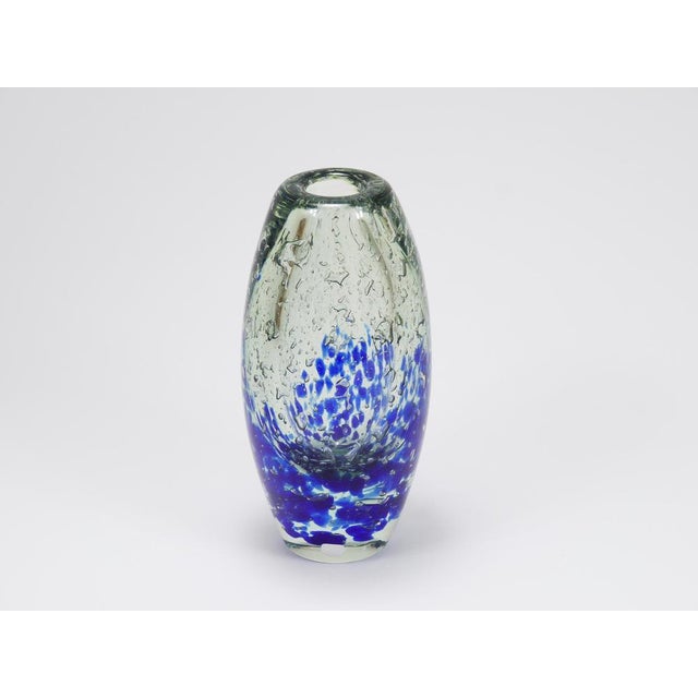 Bohemian Studio Sommerso Glass Vase by Jaroslav Svoboda for Skrdlovice Beranek, 1970s For Sale - Image 14 of 17