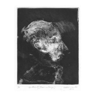 1977 Portrait Aquatint by Dellas Henke For Sale