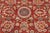 1990s Shabby Chic Agra Tabriz Pak-Persian Red/Blue Wool Rug - 9'2'' X 12'3'' For Sale - Image 5 of 9