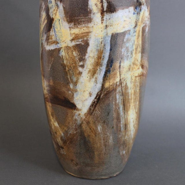 Vintage French Ceramic Vase from Alexandre Kostanda, 1960s For Sale - Image 9 of 18