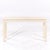 Wood Faux Goat Skin Postmodern Console Table For Sale - Image 7 of 9
