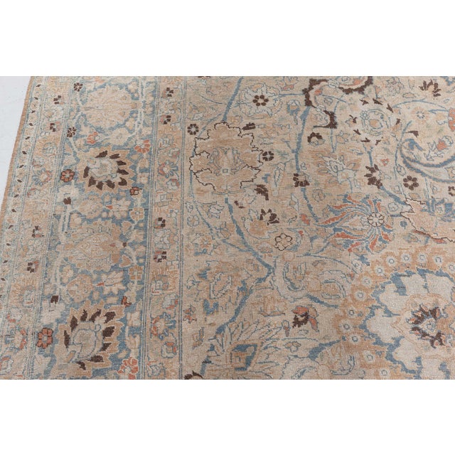 Fine 1920s Persian Khorassan Handmade Wool Rug For Sale - Image 10 of 10