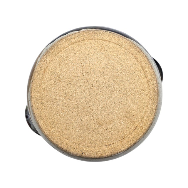 1980s Benitta Pauly California Studio Pottery Covered Stoneware Casserole 7" For Sale - Image 15 of 15