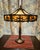 1900s Stately Bradley and Hubbard Slag Glass Lamp For Sale In Charlotte - Image 6 of 18