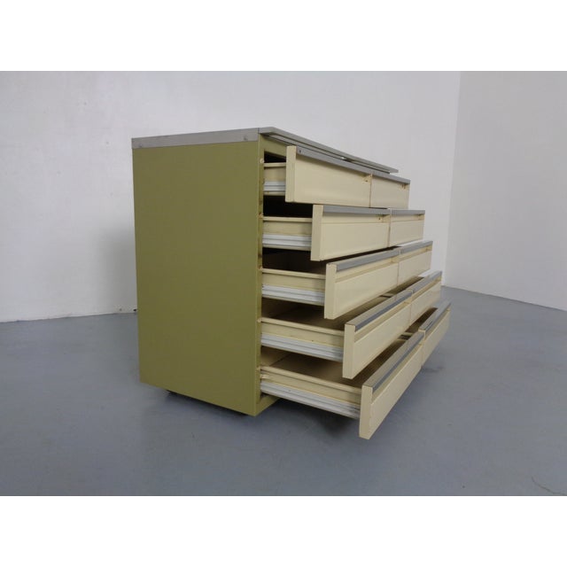 Steel Mobile Medical Cabinets with Drawers from Baisch, Germany, 1950s, Set of 2 For Sale - Image 11 of 18
