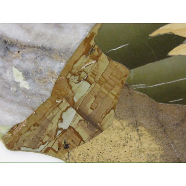 Italian Marble Pietra Dura Flamingo Tile For Sale - Image 11 of 11