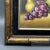 Vintage A. Hicks Signed Original Still Life Oil Painting Featuring Pear, Grapes and Flowers For Sale - Image 4 of 6