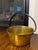 Antique French Brass Preserving Pot With Iron Swing Handle and Copper Rivets For Sale - Image 9 of 9