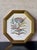 Pair of Vintage Italian Botanical Prints in Gilt Octagonal Frames, Made in Italy For Sale - Image 4 of 5