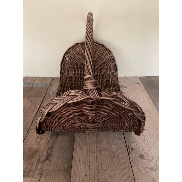 Vintage Log Basket, 1920s For Sale - Image 6 of 8