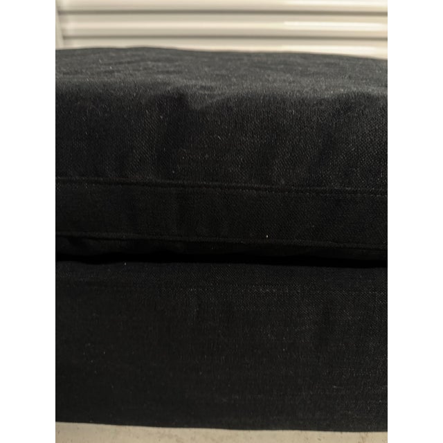 • Brand: RH (Restoration Hardware) • Model: Cloud modular ottoman (SKU 10093214FRME, dated 05.2024) • Material: Black...