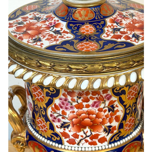 19th C Derby Porcelain, Regency Period, 'Old Imari' Vase now as a Lamp For Sale - Image 14 of 18