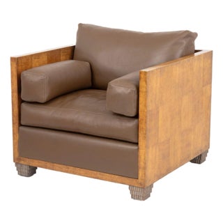 Therien Studio Workshops Walnut Club Chair For Sale