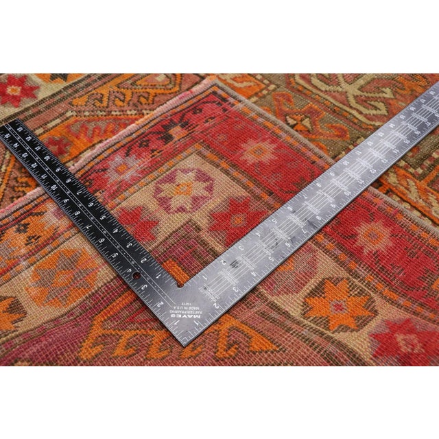 Mid 20th Century Vintage Turkish Oushak Runner - 3′3″ × 7′11″ For Sale - Image 5 of 10
