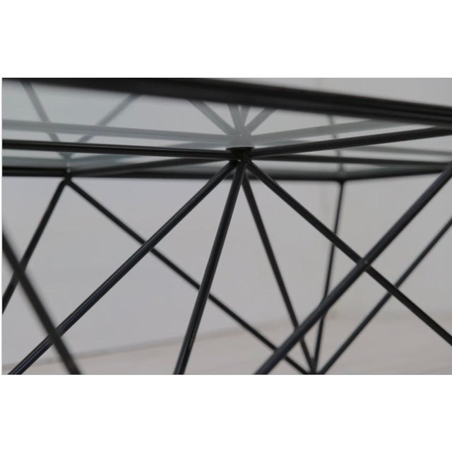 1980s Steel and Glass Rectangular Coffee Table "Alanda" by Paolo Piva for B&b For Sale - Image 10 of 10
