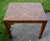 Henredon Oak Square Table Parquet Top Reeded Parsons Legs Mid Century End For Sale - Image 10 of 14