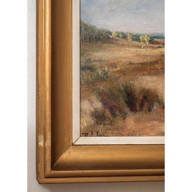 J. Joacem, Sandy Landscape, 1938, Framed For Sale - Image 4 of 18