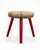 Mid-Century Modern Oval Tripod Ottoman in Kilim Brocade Fabric, 1960s For Sale - Image 10 of 10