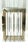 Dining table by French designer Pierre Cardin, 1970s. Cage base in two-tone metal, steel, and polished brass. Clear square...