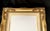 Late 20th Century Vintage Classic Gold Gilt Style Wood Ornate Baroque/Rococo Style Frame Featuring a Built-in Linen Liner With Fillet Excellent Condition For Sale - Image 5 of 18