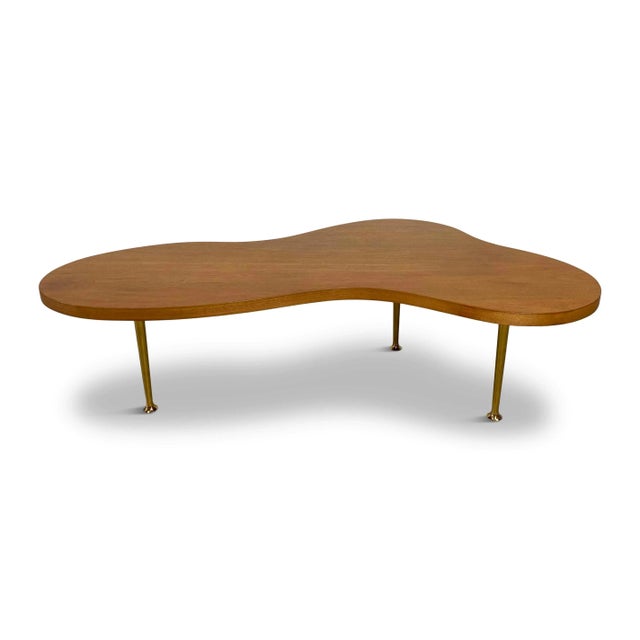1950s T.H. Robsjohn-Gibbings Biomorphic "Cloud" Coffee Table For Sale In Chicago - Image 6 of 6