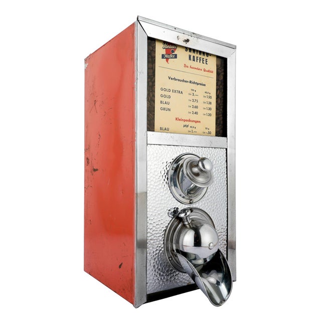 Very few of these coffee bean dispensers from the 1950s remain today. Even now, modern coffee shops seek them out to evoke...