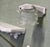 1920s Art Deco Ceramic Bathroom Shelf with Mug Holder and Wall Light, 1920 For Sale - Image 5 of 8