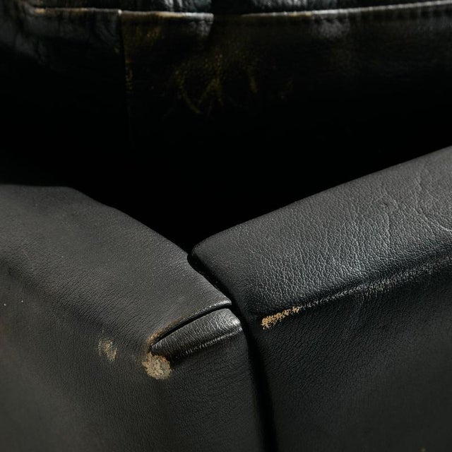 Brown Danish Leather Sofa by Nielsen, 1970s For Sale - Image 8 of 16