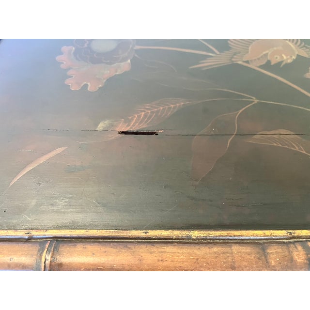 Antique Scorched Bamboo Folding Trays Tea Table For Sale - Image 18 of 18