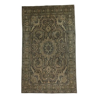 Vintage Middle Eastern Hand-Knotted Rug For Sale